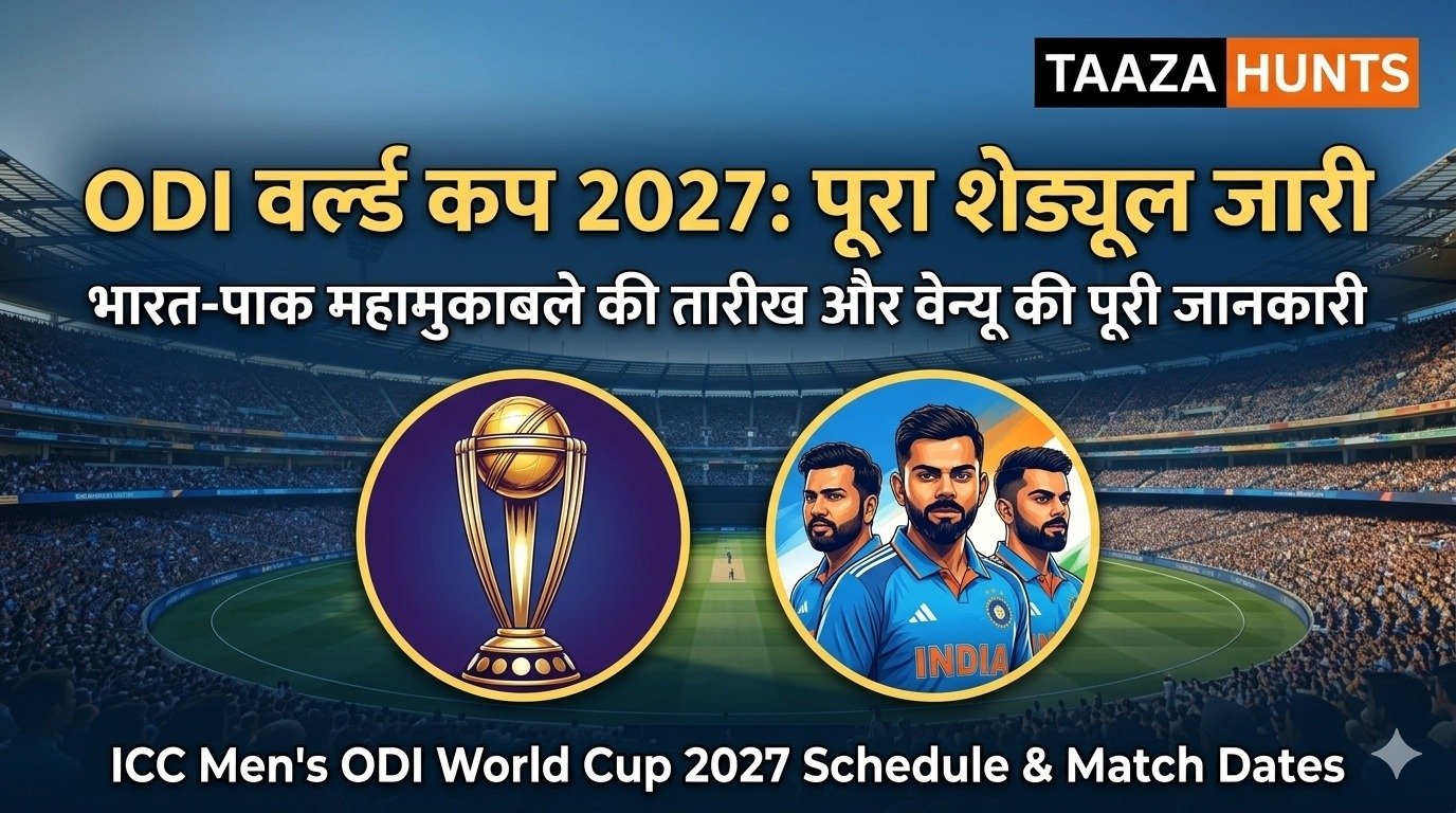 ODI World Cup 2027 Schedule