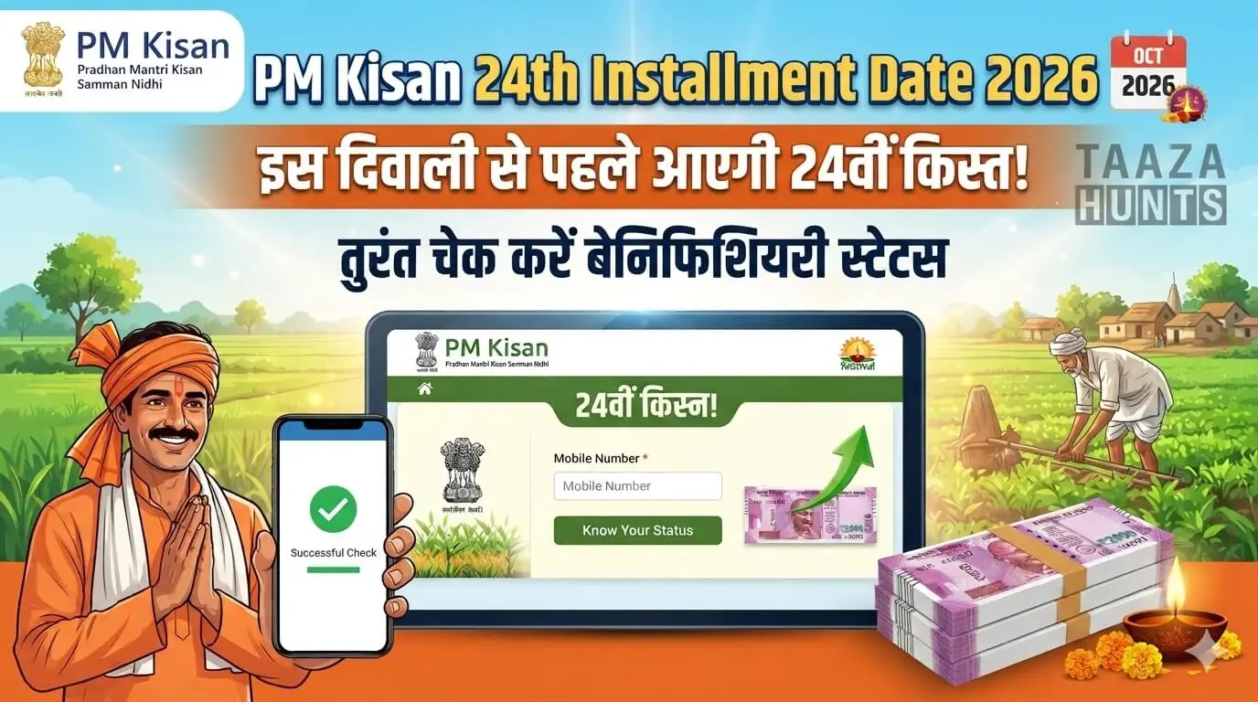 PM Kisan 24th Installment Date 2026