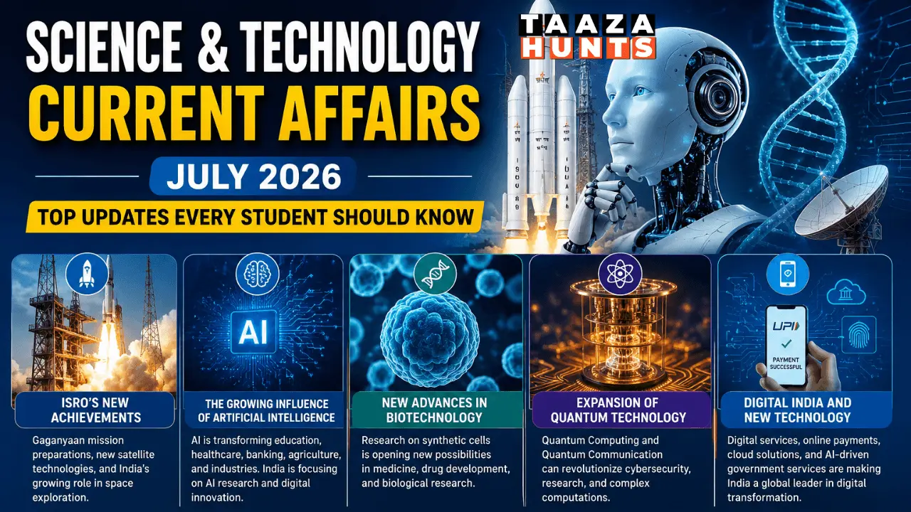 Science and Technology Current Affairs July 2026